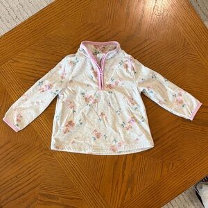 OshKosh B'gosh Floral Half-Zip Pullover